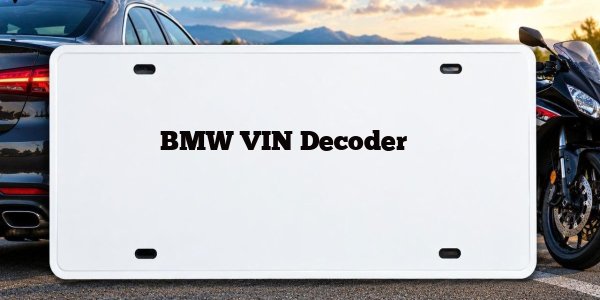 BMW VIN Decoder